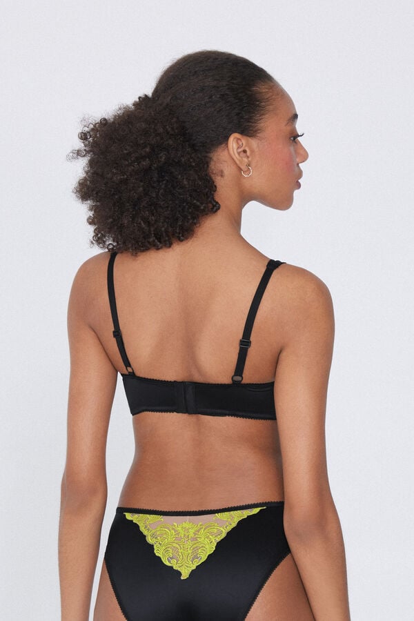 Tezenis Sujetador Triángulo Havana Con Relleno Ligero Bright Embroidery