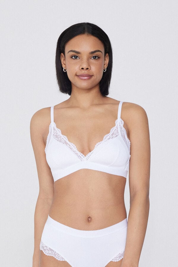 Tezenis Sujetador Triángulo Havana con Relleno Ligero Lounge Retreat