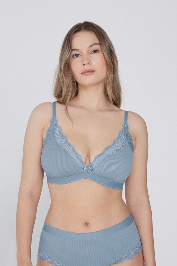 Tezenis Sujetador Triángulo Havana con Relleno Ligero Lounge Retreat