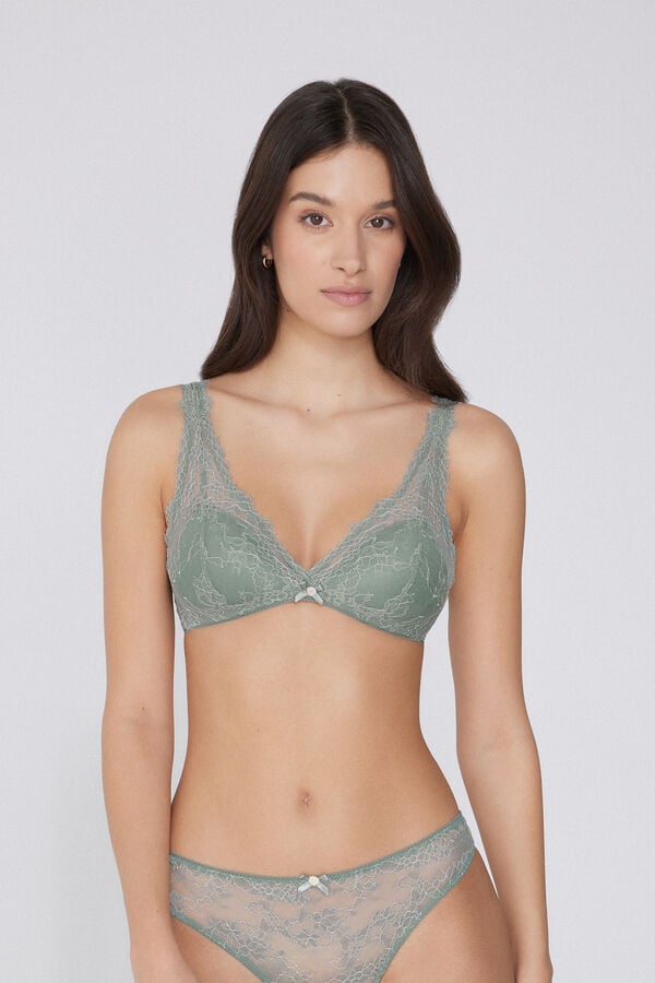 Tezenis Sujetador Triángulo Havana con Relleno Ligero Lovely Roses