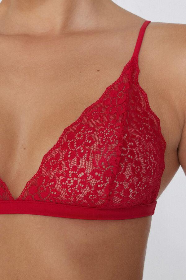 Tezenis Sujetador Triángulo Lisbon Sin Relleno De Encaje Reciclado