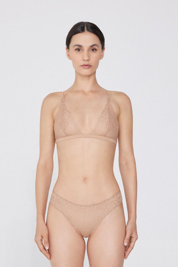 Tezenis Sujetador Triángulo Lisbon Sin Relleno De Encaje Reciclado