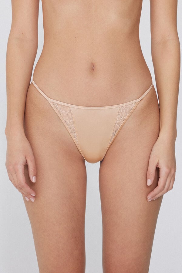Tezenis Tanga Con Tira Lateral De Tanga Divine Nudes