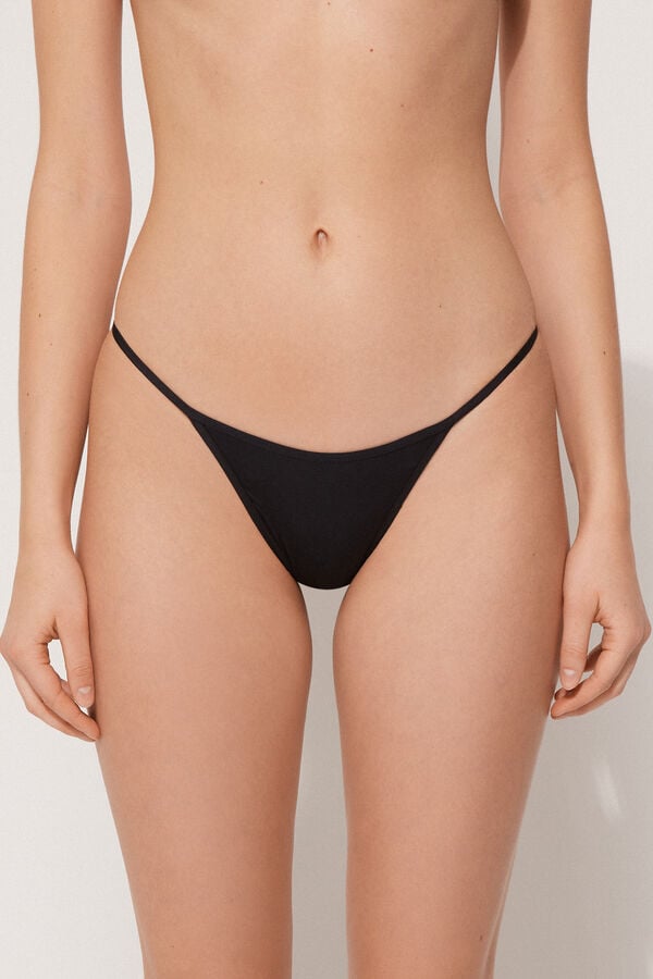 Tezenis Tanga de Bikini Reciclado con Tiras Laterales