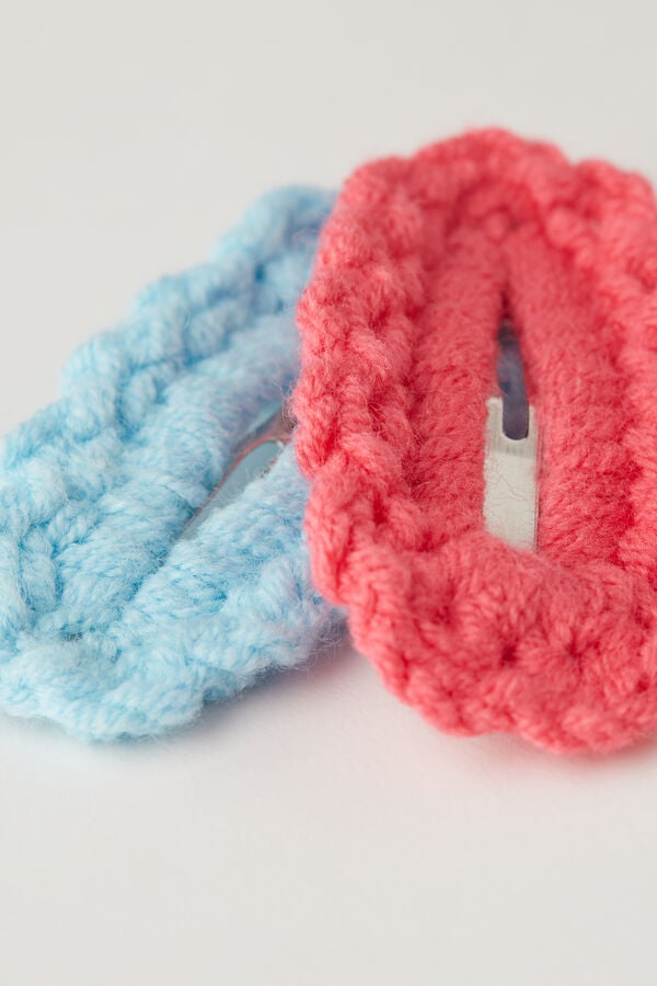 Tezenis 2 Pasadores De Pelo De Ganchillo Para Niña