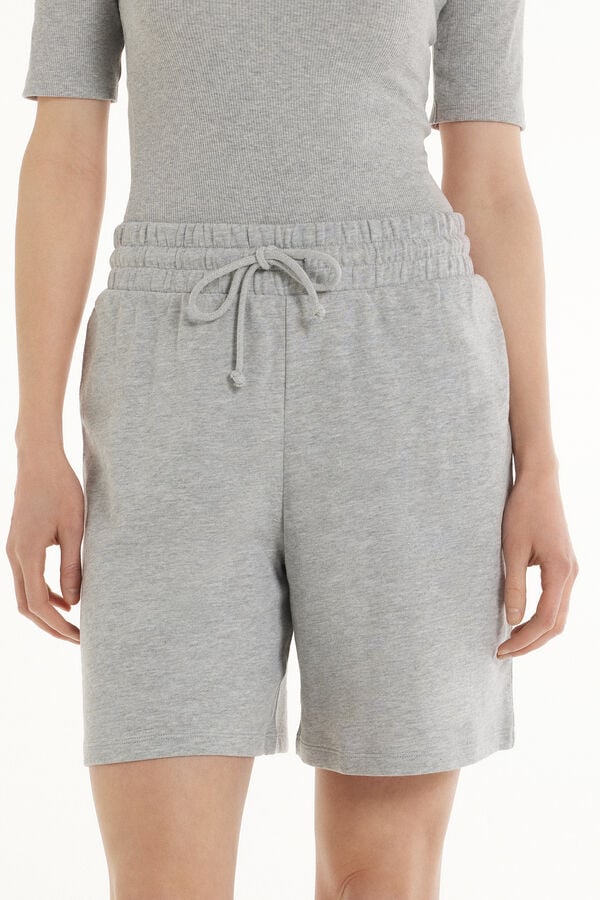 Tezenis Bermudas De Felpa De Algodón Con Cordón