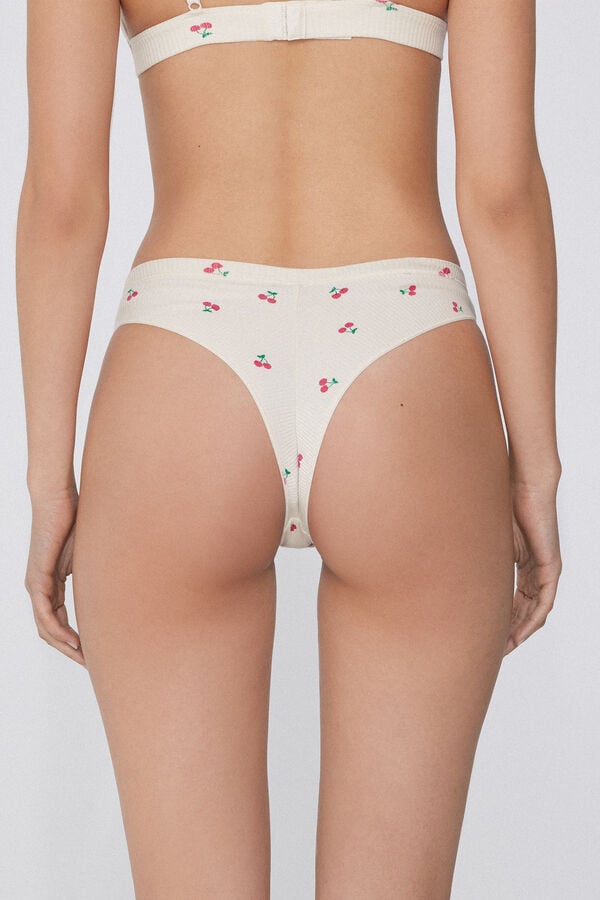 Tezenis Braguita Brasileña Algodón Comfy Rib