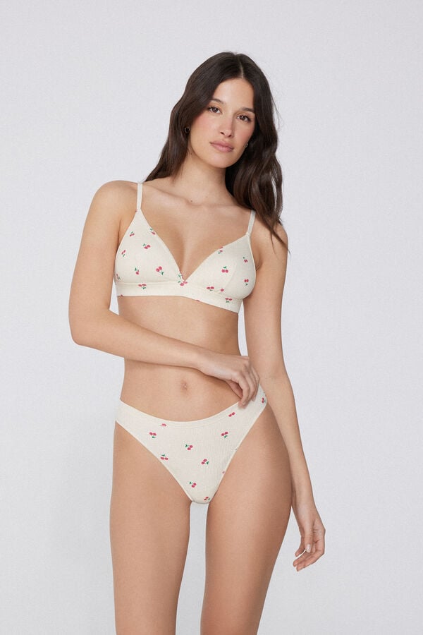 Tezenis Braguita Brasileña Algodón Comfy Rib