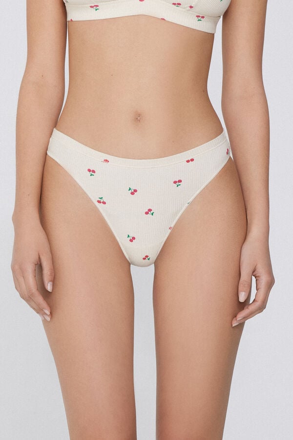 Tezenis Braguita Brasileña Algodón Comfy Rib