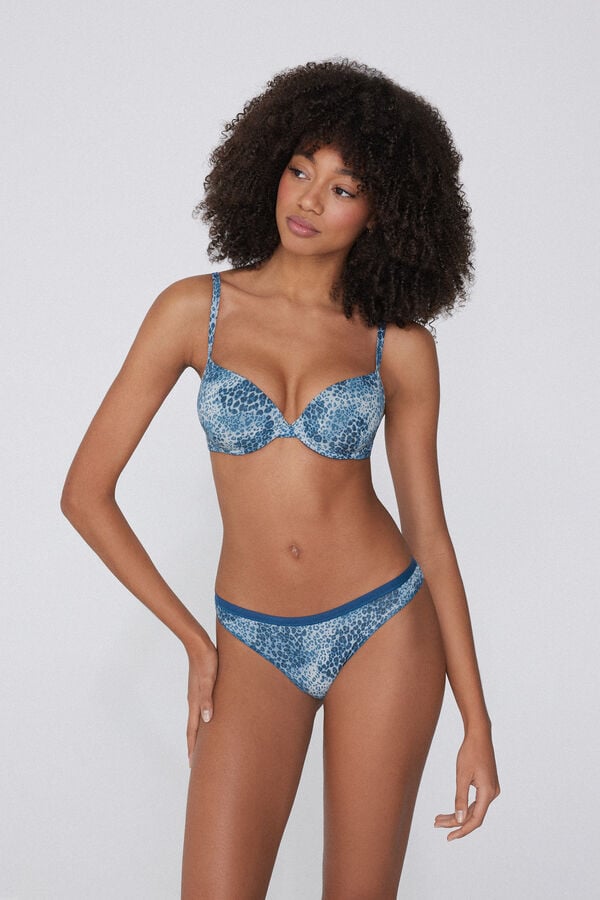 Tezenis Braguita Brasileña Algodón Estampado