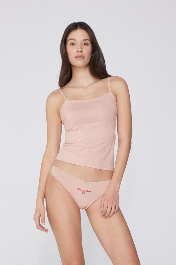 Tezenis Braguita Brasileña De Algodón Con Mensaje