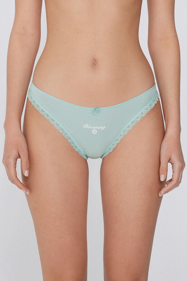 Tezenis Braguita Brasileña de Algodón con Mensaje