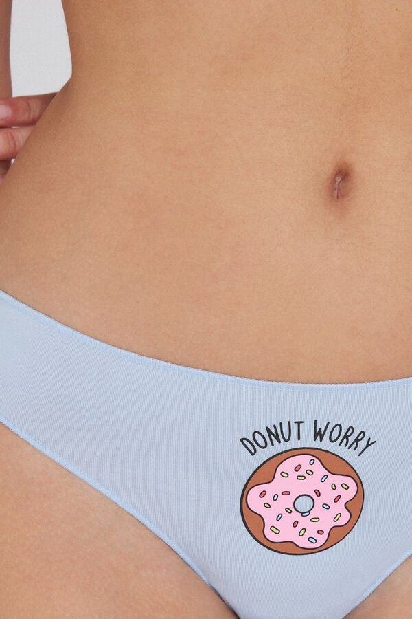 Tezenis Braguita Brasileña De Algodón Estampado