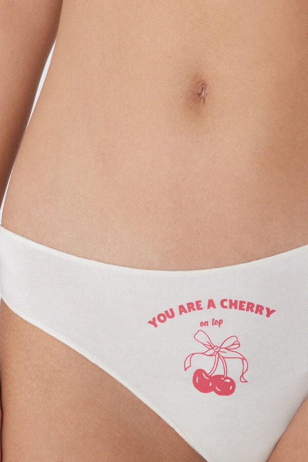 Tezenis Braguita Brasileña De Algodón Estampado