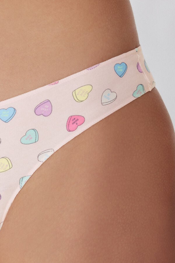 Tezenis Braguita Brasileña De Algodón Estampado