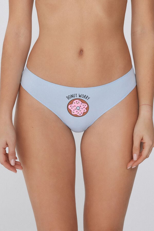 Tezenis Braguita Brasileña de Algodón Estampado