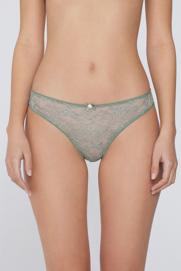 Tezenis Braguita Brasileña de Encaje Lovely Roses