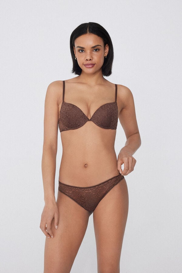 Tezenis Braguita Brasileña De Encaje Reciclado