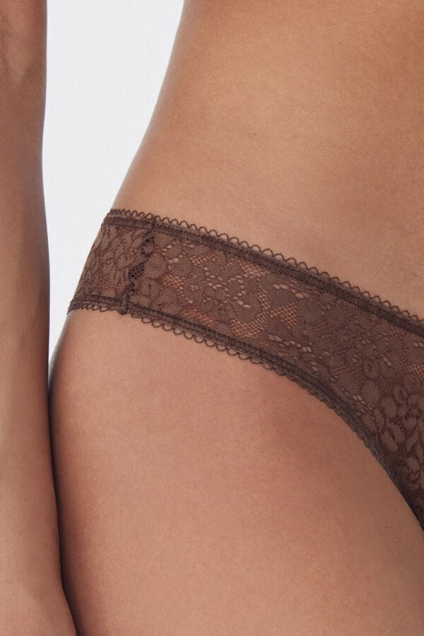 Tezenis Braguita Brasileña De Encaje Reciclado