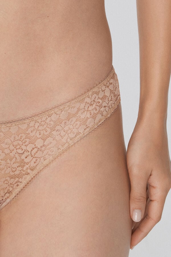 Tezenis Braguita Brasileña De Encaje Reciclado