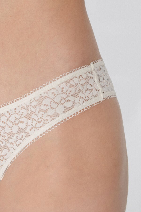 Tezenis Braguita Brasileña De Encaje Reciclado