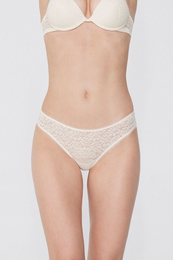 Tezenis Braguita Brasileña De Encaje Reciclado