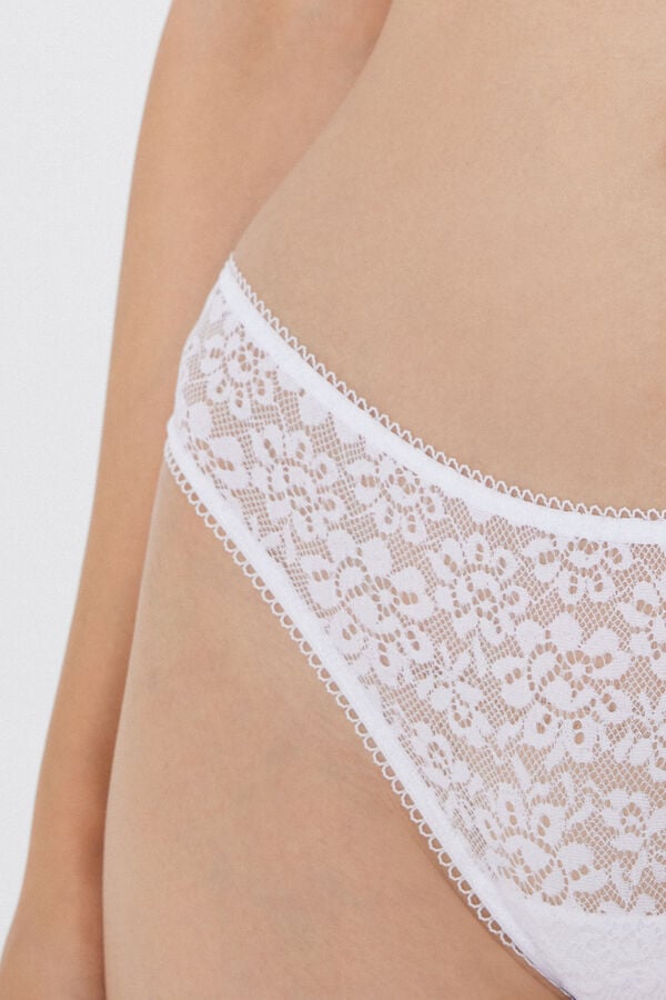 Tezenis Braguita Brasileña De Encaje Reciclado