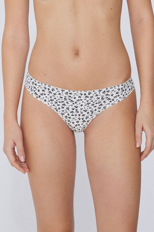 Tezenis Braguita Brasileña De Microfibra Estampada