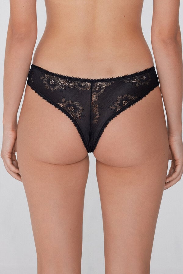 Tezenis Braguita Brasileña Noir Opulence