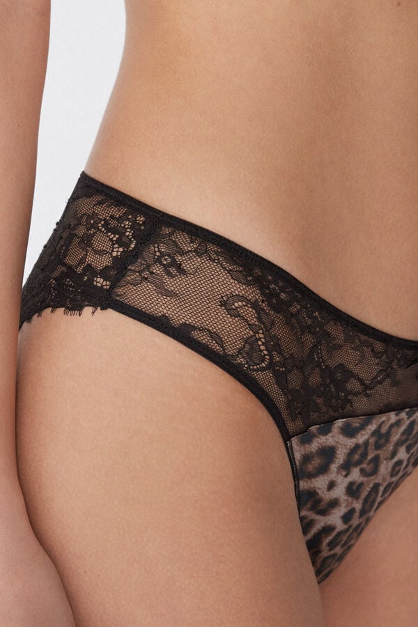Tezenis Braguita Clásica Lace Jungle Chic