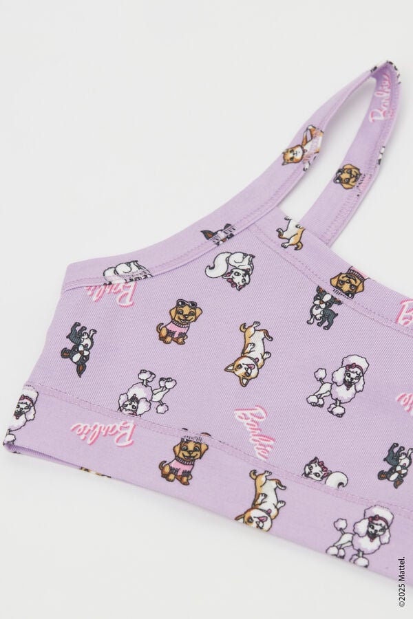 Tezenis Brasier De Algodón Estampado Barbie Niña