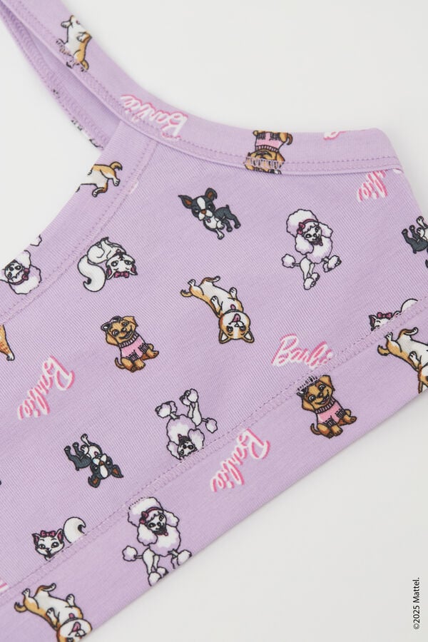 Tezenis Brasier De Algodón Estampado Barbie Niña
