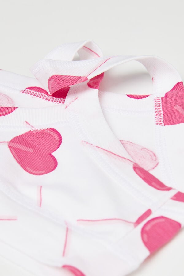 Tezenis Brasier Niña Basic De Algodón Estampado