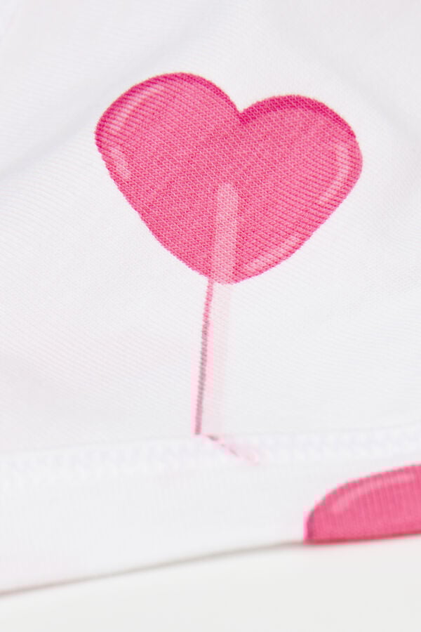 Tezenis Brasier Niña Basic De Algodón Estampado