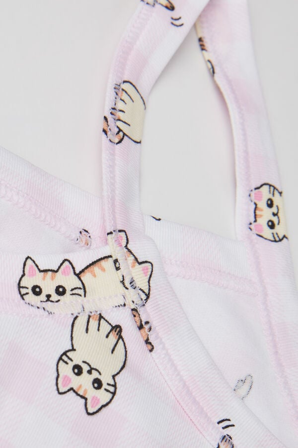 Tezenis Brasier Niña Basic De Algodón Estampado