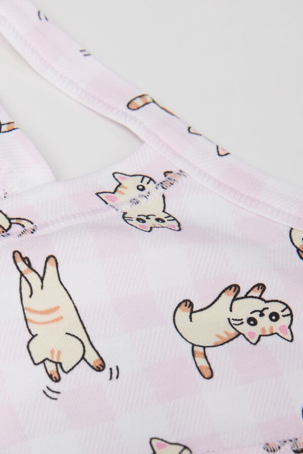 Tezenis Brasier Niña Basic De Algodón Estampado