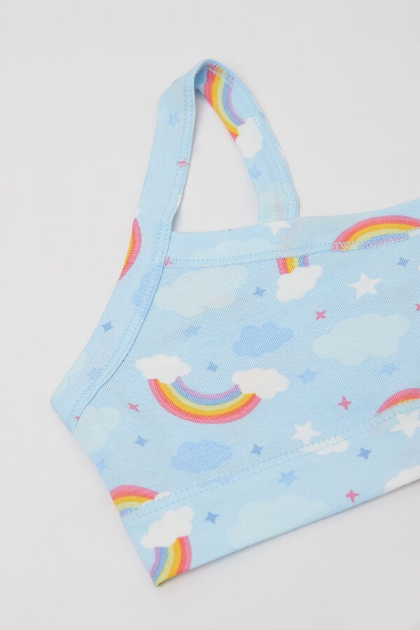 Tezenis Brasier Niña Basic De Algodón Estampado