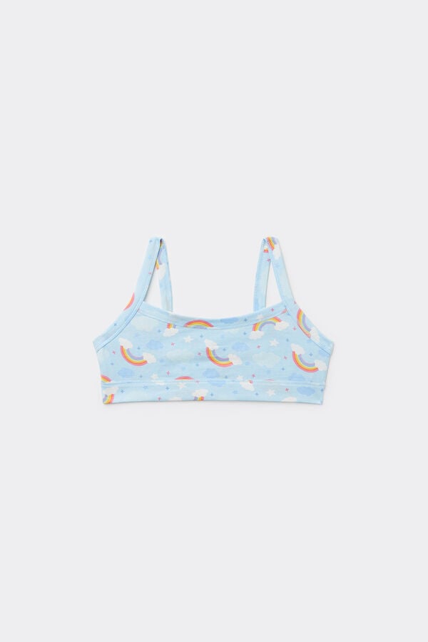Tezenis Brasier Niña Basic de Algodón Estampado