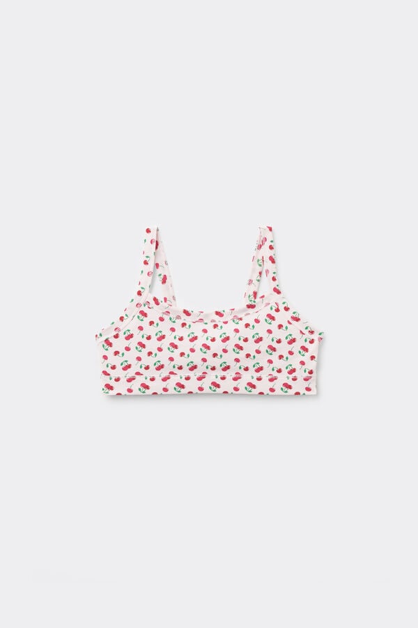 Tezenis Brasier Niña Basic de Algodón Estampado