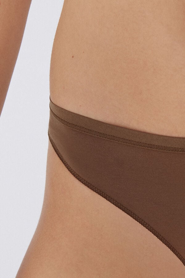 Tezenis Brasileña En Algodón Orgánico Color Sólido