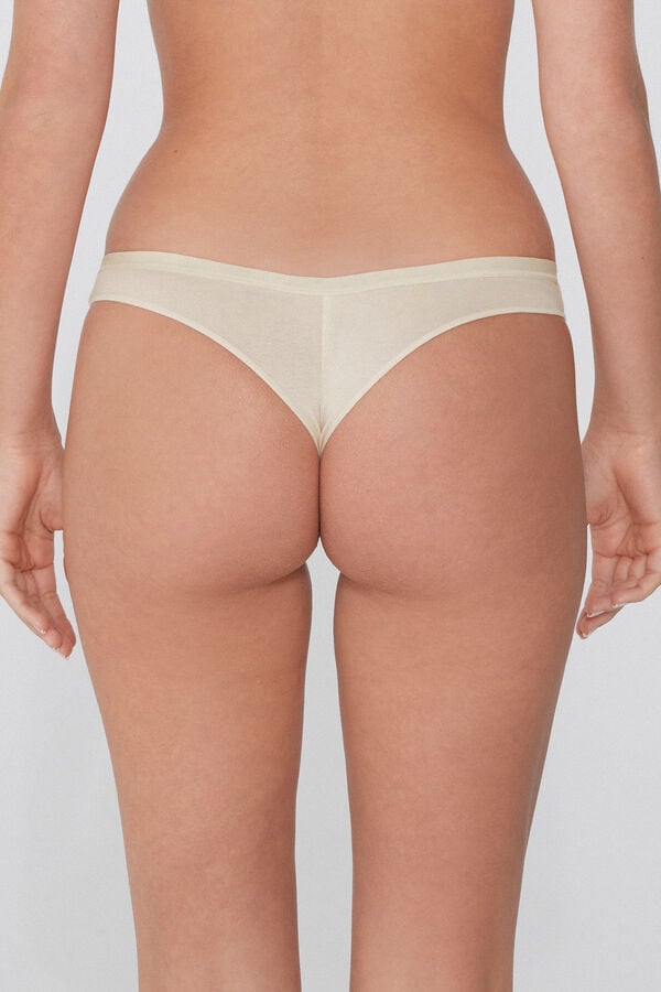 Tezenis Brasileña En Algodón Orgánico Color Sólido