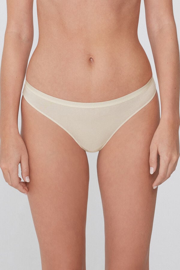 Tezenis Brasileña En Algodón Orgánico Color Sólido