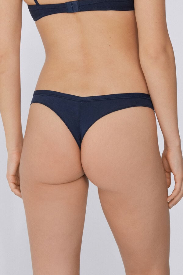 Tezenis Brasileña En Algodón Orgánico Color Sólido