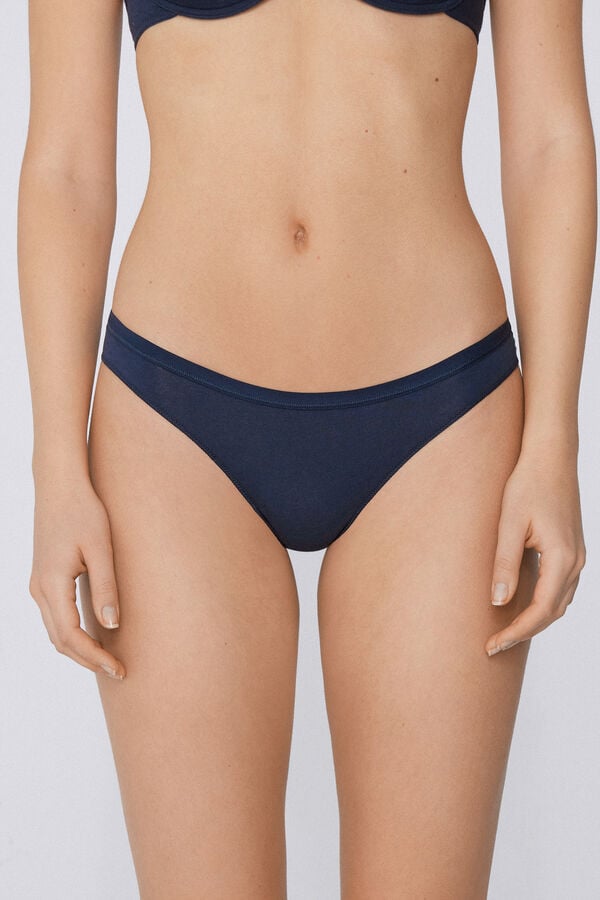 Tezenis Brasileña en Algodón Orgánico Color Sólido