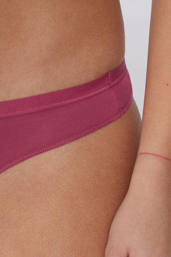 Tezenis Brasileña En Algodón Orgánico Color Sólido