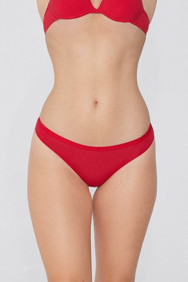 Tezenis Brasileña En Algodón Orgánico Color Sólido