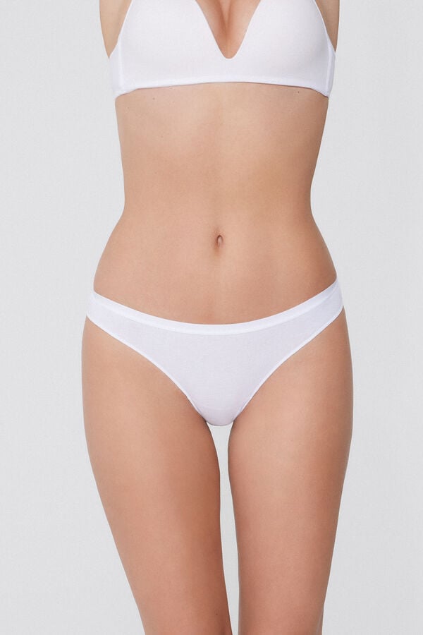 Tezenis Brasileña En Algodón Orgánico Color Sólido