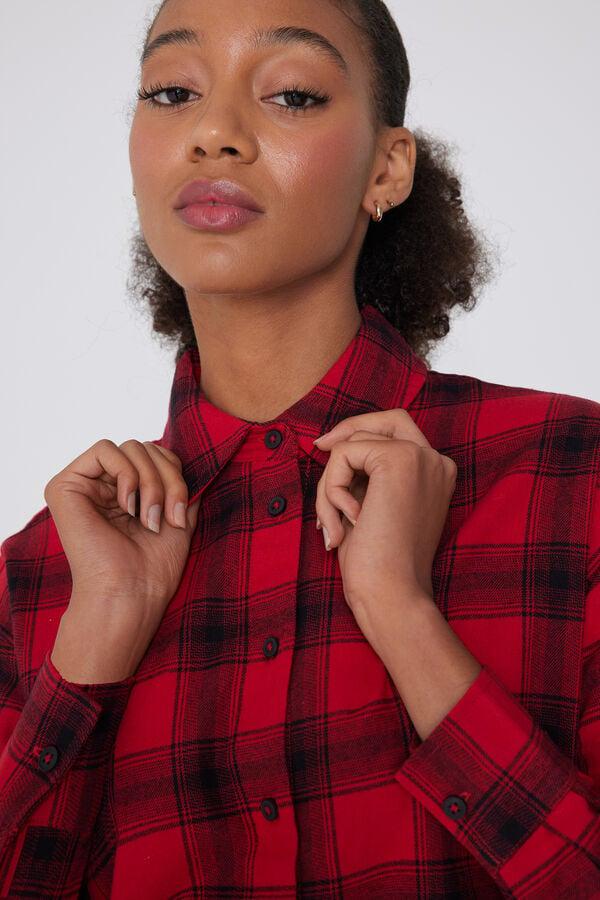 Tezenis Camisa De Manga Larga De Franela