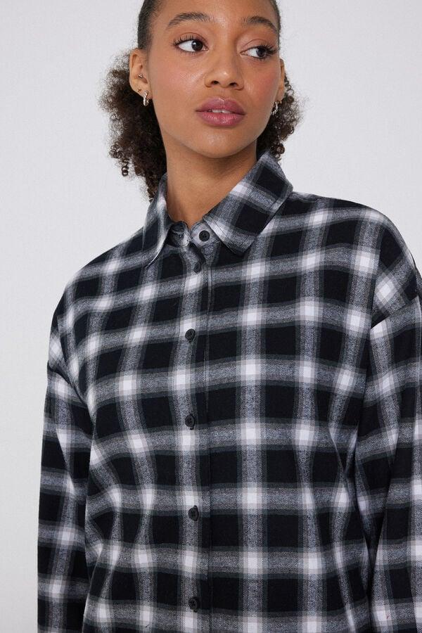 Tezenis Camisa De Manga Larga De Franela