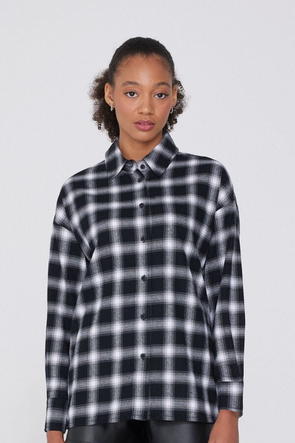 Tezenis Camisa De Manga Larga De Franela